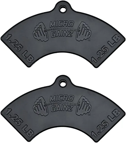 Micro Gainz - Accesorio magnético de peso de 1.25 libras para mancuernas ajustables estilo Nuobell, elige 2 o 4 placas de peso magnéticas, ideal
