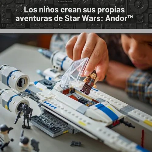 Miniatura 5 de LEGO Star Wars Conjunto de Construcción U-Wing de los Rebeldes - Incluye a Cassian Andor, Dedra Meero y K-2SO - Juguete de Acción Modelo para Fans