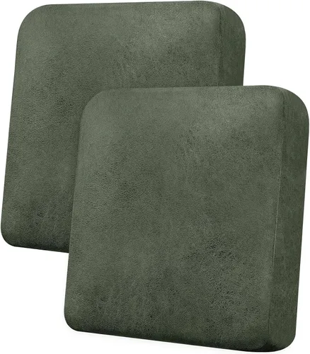 Miniatura 34 de Funda de cojín para sofá con aspecto de cuero, 1 unidad, elástica, para sala de estar, funda de cojín individual para sofá, protector de asiento
