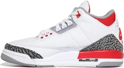 Miniatura 2 de Jordan Boys Grade School Jordan 3 Retro "Fire Red" BlancoRojo fuego-negro