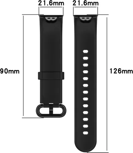 Miniatura 6 de Senter Correas de repuesto de goma suave premium de liberación rápida para Xiaomi MI Watch Lite/Redmi Watch Smart Watch Rojo