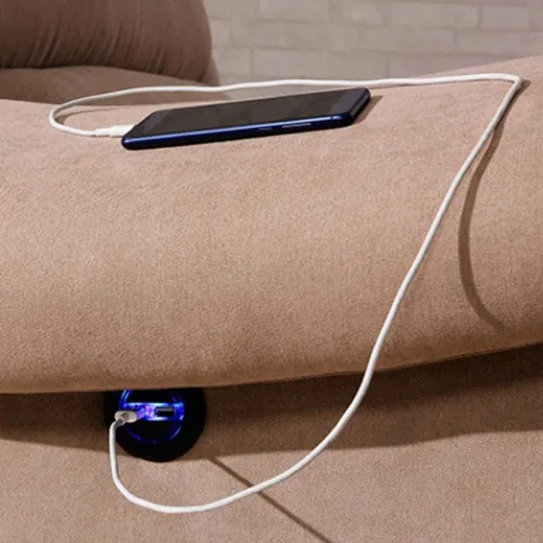 Miniatura 4 de AYNEFY Botón eléctrico para sofá, silla reclinable eléctrica, sofá de repuesto, botón de repuesto, auricular de control manual con interfaz de carga