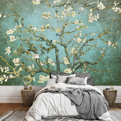 Miniatura 32 de wall26 - Noche estrellada sobre el ródano por Vincent Van Gogh - Impresionismo holandés - Mural de pared grande para despegar y pegar del artista