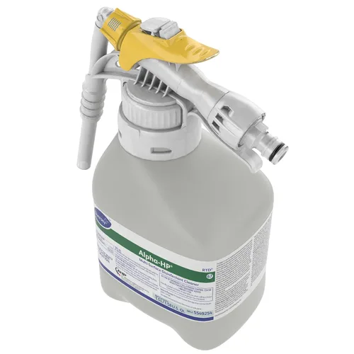 Miniatura 5 de Diversey 5549254 Alpha-HP Limpiador desinfectante multisuperficie, peróxido de hidrógeno bactericida y virucida con aroma cítrico, concentrado listo