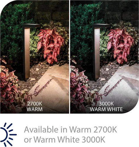 Miniatura 3 de WAC Iluminación de paisaje, repisa LED 12V camino y área luz 3000K cálido incorporado LED en negro