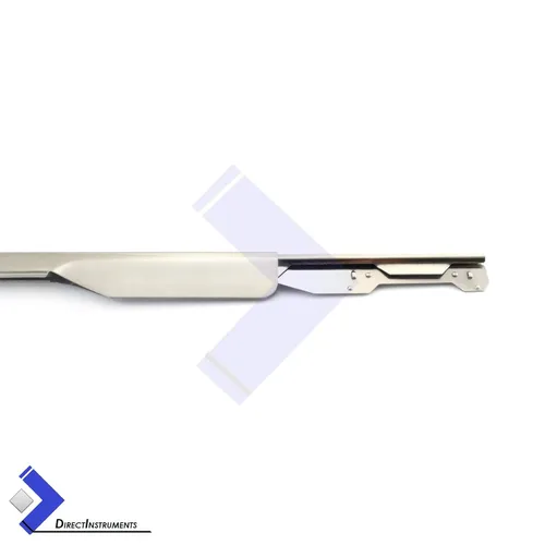 Miniatura 4 de Cuchillo plegable con mango de plástico rojo para hombre con filo recto y 10 cuchillas