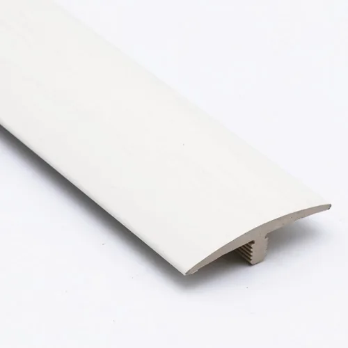 Miniatura 15 de KADEUX Tira de umbral para puertas de 1.6 pulgadas de ancho, tiras de PVC moldeadas en T, reductor de umbral autoadhesivo, tira de unión de piso