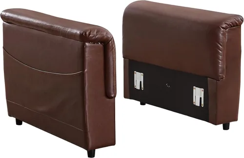 Miniatura 49 de ORRD Consola de almacenamiento multifuncional con soportes dobles para tazas, mesa, estación de carga USB para sofá modular seccional para sala