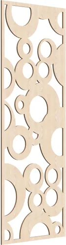 Miniatura 189 de Farwell Paneles de pared decorativos de madera con calado, 13 3/8 pulgadas de ancho x 34 3/8 pulgadas de alto x 1/4 de alto, roble rojo rojo