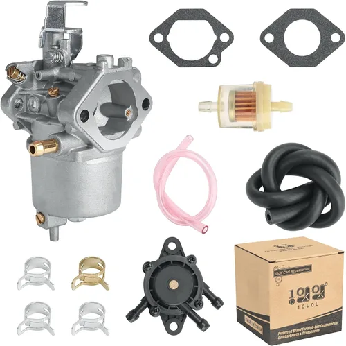 10L0L Carburador de golf Kit de bomba de combustible para 1998-UP Club Car DS Precedent Turf Carryall FE290 Kawasaki Motores Carb 101805601