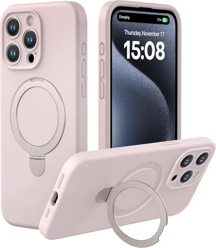Miniatura 22 de CellEver Funda magnética fuerte para iPhone 14 Pro Max [para carga MagSafe] [protección de cámara] protección de alta resistencia, funda de silicona