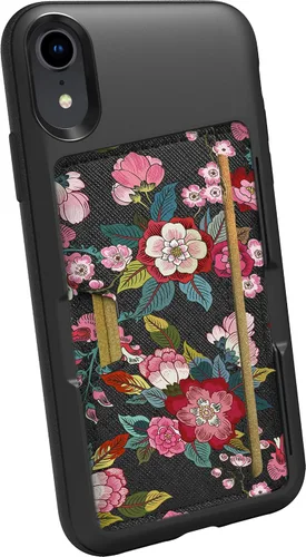 Miniatura 101 de Smartish Funda tipo cartera para iPhone 13 Pro – Wallet Slayer Vol. 2 [delgada + protectora] tarjetero con función atril - Azul sobre verde Blues
