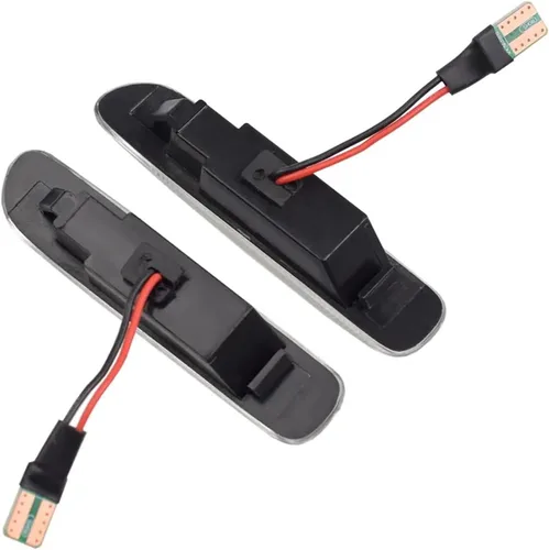 Miniatura 2 de Luces intermitentes LED secuenciales de lente transparente para guardabarros delanteros, intermitentes, compatible con BMW Serie 3 E46 Sedán/Wagon