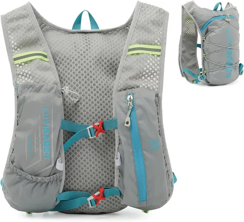 Miniatura 19 de TRIWONDER Mochila de hidratación para correr, chaleco de agua ligero para hombres y mujeres, paquete de agua de hidratación para ciclismo, correr