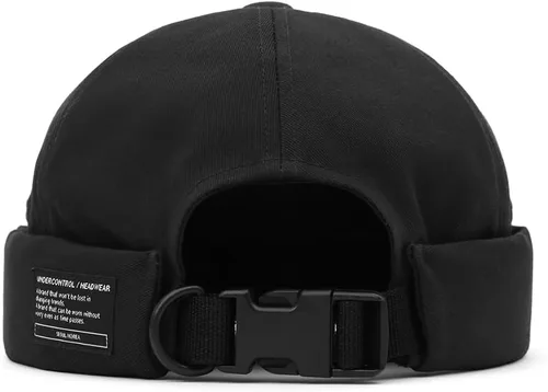 Miniatura 7 de UNDERCONTROL Gorro de marinero sin borde Leon de pescador sin visera Miki Skull Docker Beanie Trawler Táctico Cap de anillo para hombres y mujeres