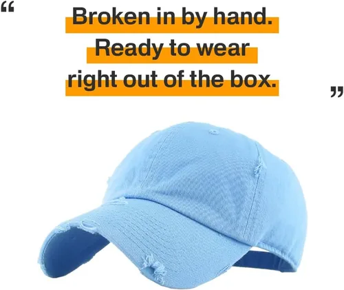 Miniatura 4 de KBETHOS - Gorra de béisbol ajustable, de algodón desgastado, vintage, unisex, estilo polo, camionero, para papá
