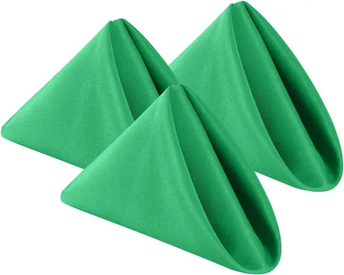 Miniatura 8 de Cupuamon Servilletas de Tela 20x20 pulgadas de Poliéster Lavables Servilletas de Cena Suaves Servilletas de Mesa para Bodas Fiestas Cenas Banquetes