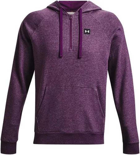 Miniatura 4 de Under Armour Rival - Sudadera de vellón con capucha y 12 cremallera para hombre