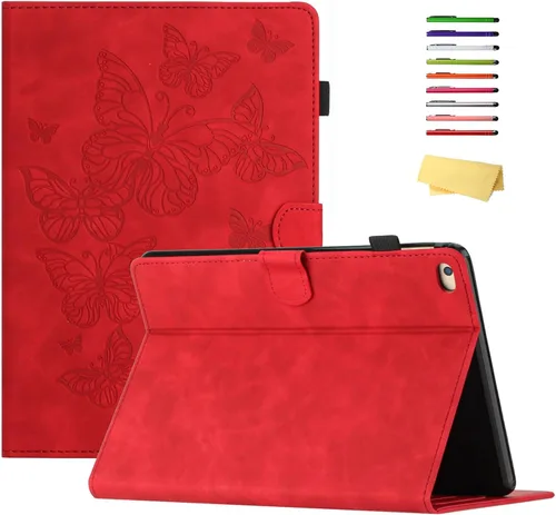 Miniatura 22 de Funda para iPad de 6ª/5ª generación de 9.7 pulgadas 2018/2017, para iPad Air 2/Air 1 con soporte, soporte para lápices, bolsillo