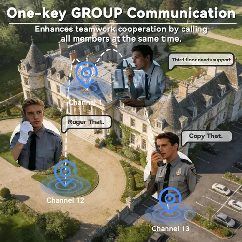 Miniatura 2 de SAMCOM FRS - Radios bidireccionales, sin licencia, llamada de grupo familiar, radio de 2 vías FCC‑certified UHF Two Way Radios 22 Channels with