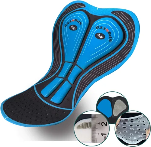 Miniatura 147 de sponeed Pantalones cortos de ciclismo para hombre, pantalones acolchados para ciclismo, ropa de ciclismo