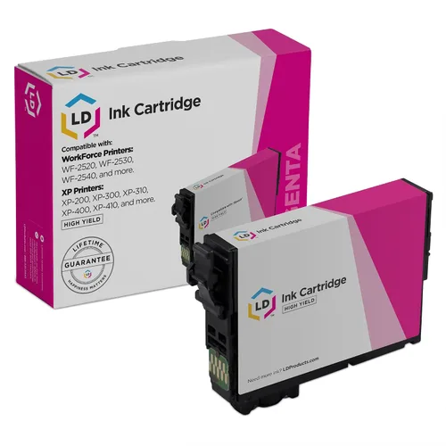 Epson cartuchos reconstruidos T200 XL/T200 HY, color negro T200XL120, cian T200XL220, magenta T200XL320 y amarillo T200XL420, Magenta alto
