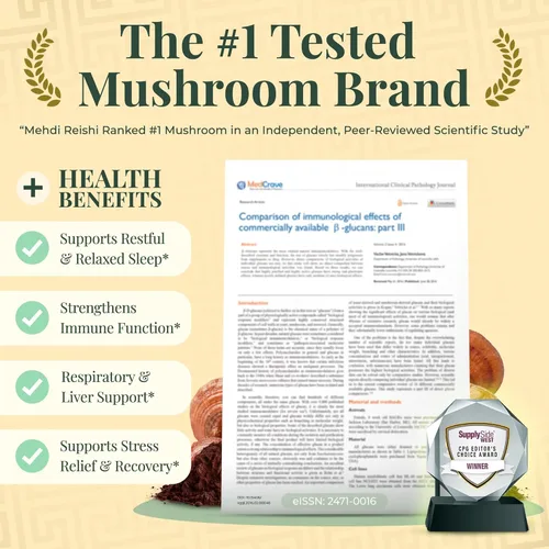 Miniatura 5 de Fórmula definitiva de hongos – Extracto de Reishi orgánico y polvo de esporas – Ganoderma Lucidum, Lingzhi – Triterpenos de alta potencia