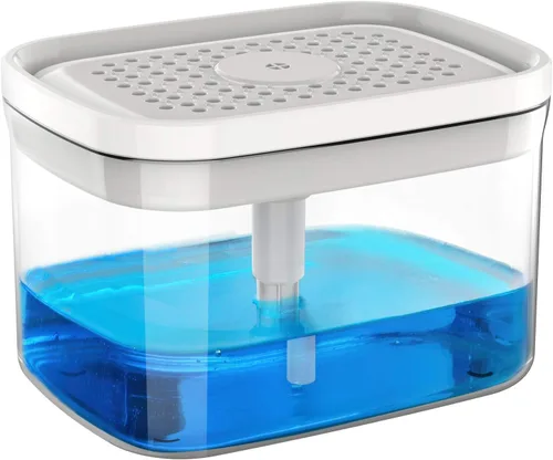 Miniatura 8 de MR.SIGA Dispensador de Jabón para Platos de Cocina, Portacepillas Premium 2 en 1, Dispensador de Bomba de Jabón para Lavado de Platos para Encimera