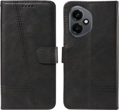 Miniatura 42 de Funda con tapa para Huawei Nova Lite 3, protección de 360 grados, a prueba de golpes, de piel sintética, con función atril y 3 ranuras