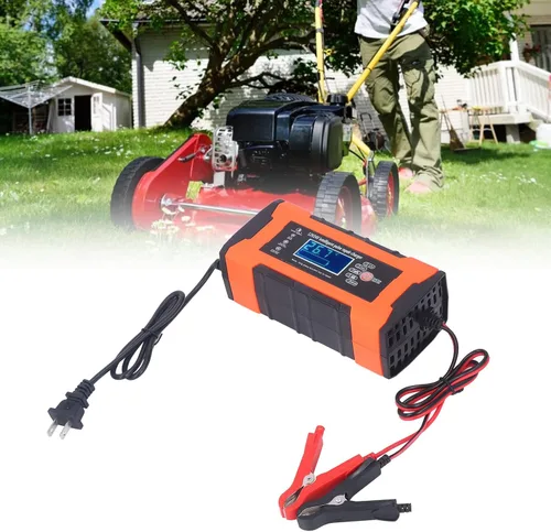 Miniatura 3 de Mantenedor del cargador de batería de pulso de 12 V 10 A 24 V 5 A con enchufe de EE. UU. para desulfatación de batería de coche camión barco