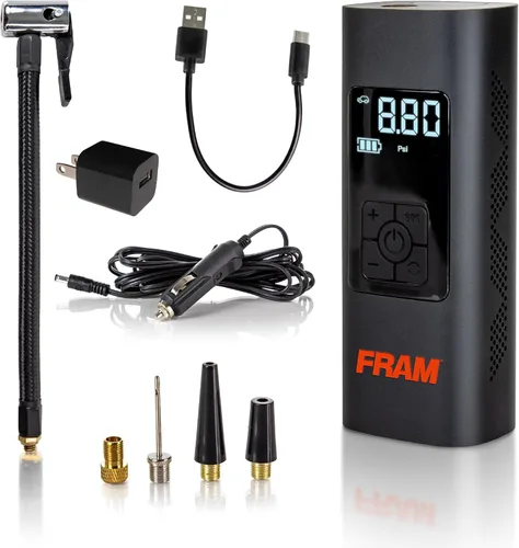 Miniatura 7 de FRAM FEK40008 - Arrancador de batería de coche 12000mAh (44.4Wh) hasta 5.0L de gasolina y motores diésel de 2.0L, refuerzo de emergencia