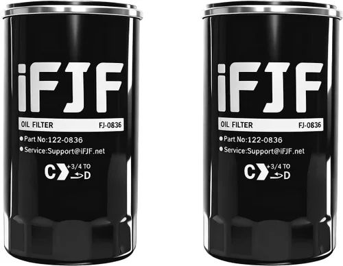 Miniatura 10 de iFJF 122-0836 Filtro de aceite de repuesto para RV QG 5500/7000 Serie HGJAA HGJAB HGJAC de giro que reemplaza 01220836 B7238 PH2875 PH10027