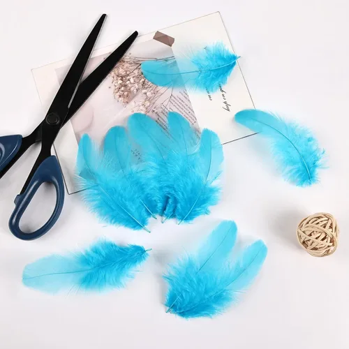 Miniatura 5 de THARAHT Plumas de Gallo para Manualidades 300pcs 3-5 pulgadas Plumas de Colores a Granel para Jardín de Infantes Manualidades DIY Boda Hogar Fiesta