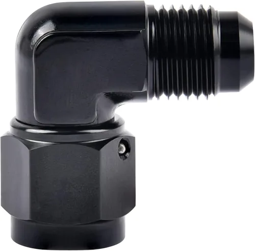 Miniatura 5 de EVIL ENERGY 3AN Hembra a 3AN Macho Adaptador de Conexión Giratoria de Rápida Montaje en Aluminio Negro