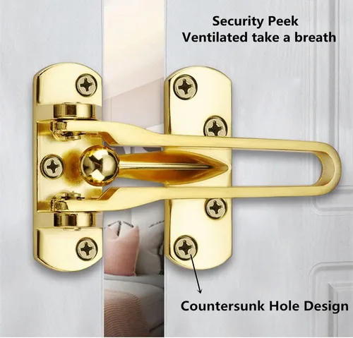 Miniatura 3 de szhdxsy - Cerradura de puerta de seguridad para el hogar, cerradura de barra de refuerzo de puerta, cerraduras de puerta delantera para niños