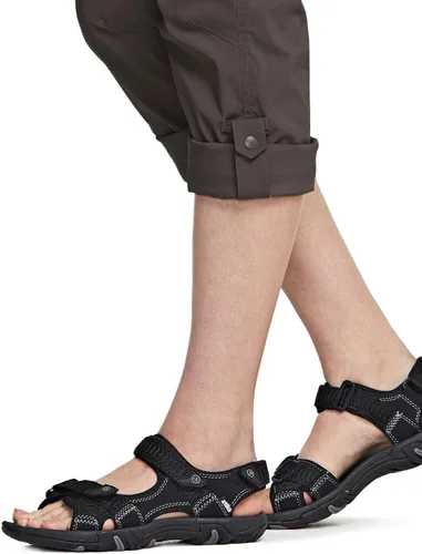 Miniatura 3 de Pantalón Cqr de senderismo, convertibles, ligeros, elásticos, de secado rápido, con cierre zipper, de safari, aire libre, para mujer