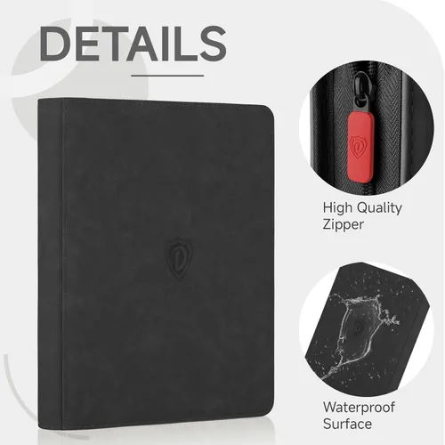 Miniatura 2 de Carpeta de 9 bolsillos para tarjetas, carpeta de 360 bolsillos para tarjetas coleccionables, carpeta de bolsillos de doble cara, carpeta para MTG