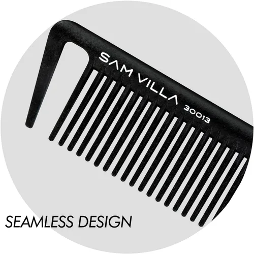 Miniatura 10 de Sam Villa Signature Series - Juego de 8 peines profesionales para cortar y separar el cabello con estuche