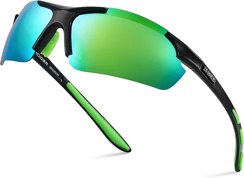 Miniatura 11 de Lentes de sol polarizados deportivos para hombres y mujeres, con diseño envolvente, UV400, para correr, béisbol, sóftbol, ciclismo, conducción