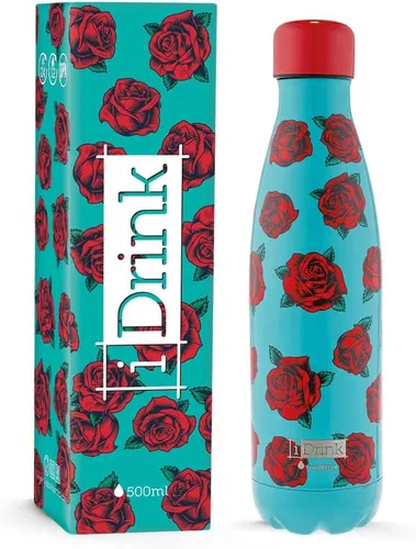 Miniatura 11 de IDRINK® Botella térmica revolucionaria, 2 paredes, botella de acero inoxidable, 16.9 fl oz UNICORN