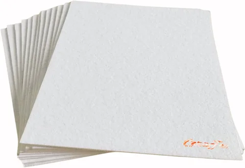 Miniatura 9 de Papel de fibra de cerámica 3170, 1/32" de grosor, tamaño 11" x 12" 20 hojas, junta de aislamiento de alta temperatura o revestimiento para horno