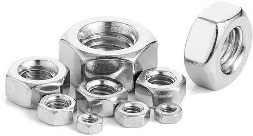 Miniatura 2 de Tuerca hexagonal de acero inoxidable, paquete de 50 (M2)