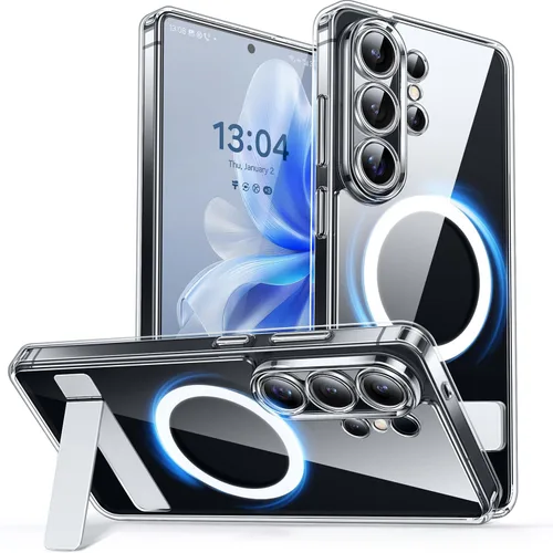 Miniatura 52 de CANSHN Funda diseñada para Samsung Galaxy A16-5G [protección completa de la cámara] [compatible con Magsafe] funda protectora trasera translúcida