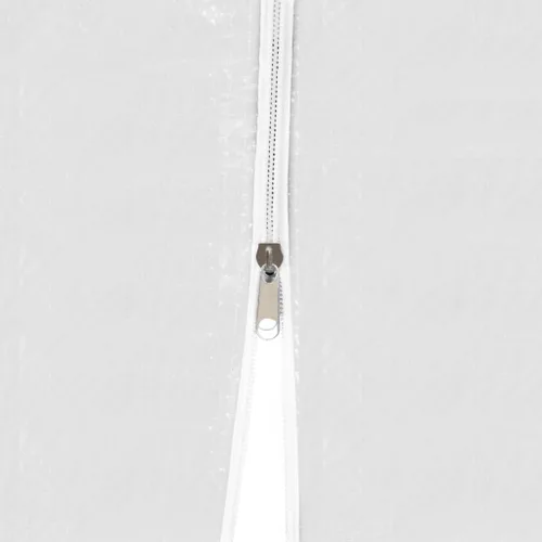 Miniatura 3 de Toldo desplegable, toldo con paredes laterales, kiosco para parrilla, tienda de campaña de 9 pies 10 pulgadas x 9 pies 10 pulgadas, color blanco
