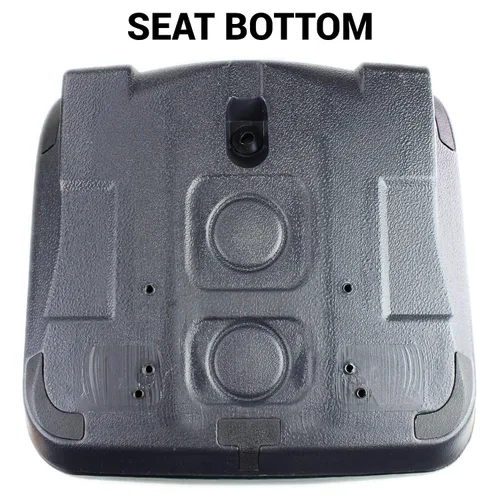 Miniatura 3 de E-AM129970 Asiento negro para John Deere Gator con orificio de drenaje (M-Gator, E, Turf, TX 4X2, TH Turf, XUV550, 4X4 HPX, 4X2 Trail, 6X4 Trail ++)