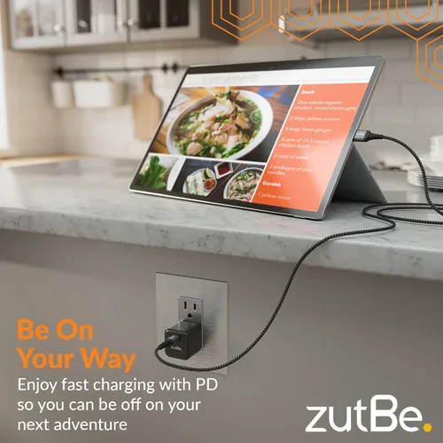 Miniatura 6 de zutBe Cargador de pared USB-C de 30 W, carga rápida PD PPS para iPhone 17, 16/15/14/13 Pro Max, Galaxy S23/S22, Pixel 8/7, iPad Pro/Mini