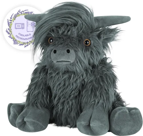 Miniatura 11 de SuzziPals Peluche de Mono Calentable y Enfriable, Almohadillas Térmicas de Peluche para Microondas para Calmar y Relajar, Juguetes de Peluche