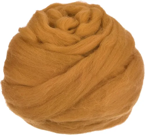 Miniatura 93 de uxcell Lana de fieltro con aguja, hilo de lana de fibra natural de 3.5 onzas para fieltro húmedo, manualidades, materiales de bricolaje