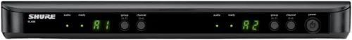 Miniatura 3 de Sistema de micrófono inalámbrico Shure BLX288/PG58 - Vida de batería de 14 horas, rango de 300 pies, UHF Incluye (2) micrófonos vocales de mano