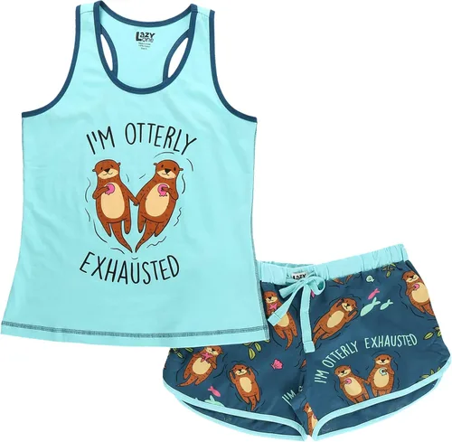 Miniatura 3 de Lazy One Matching Pajamas for Women, Cute Pajama Shorts and Tank Top Set